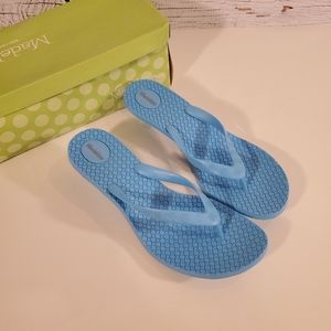 Madeline "Dilly" heeled blue sandals